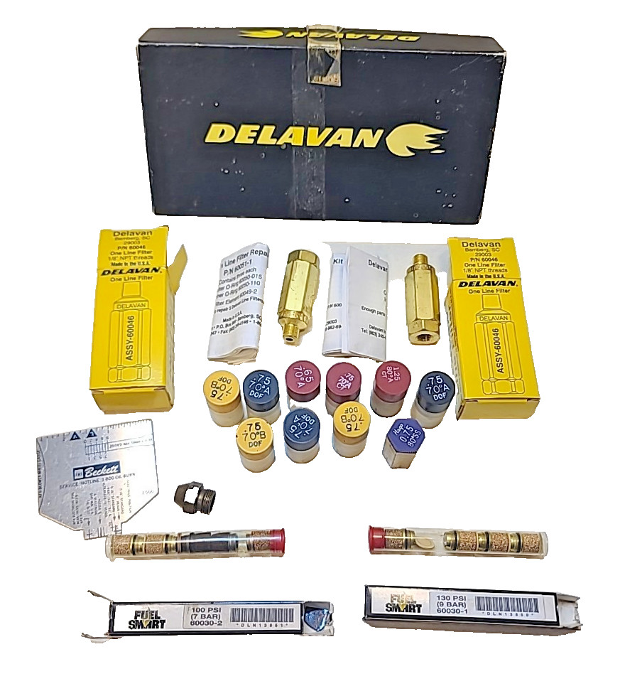 Delavan Industrial Spray Nozzle Kit – Assorted Set in Box