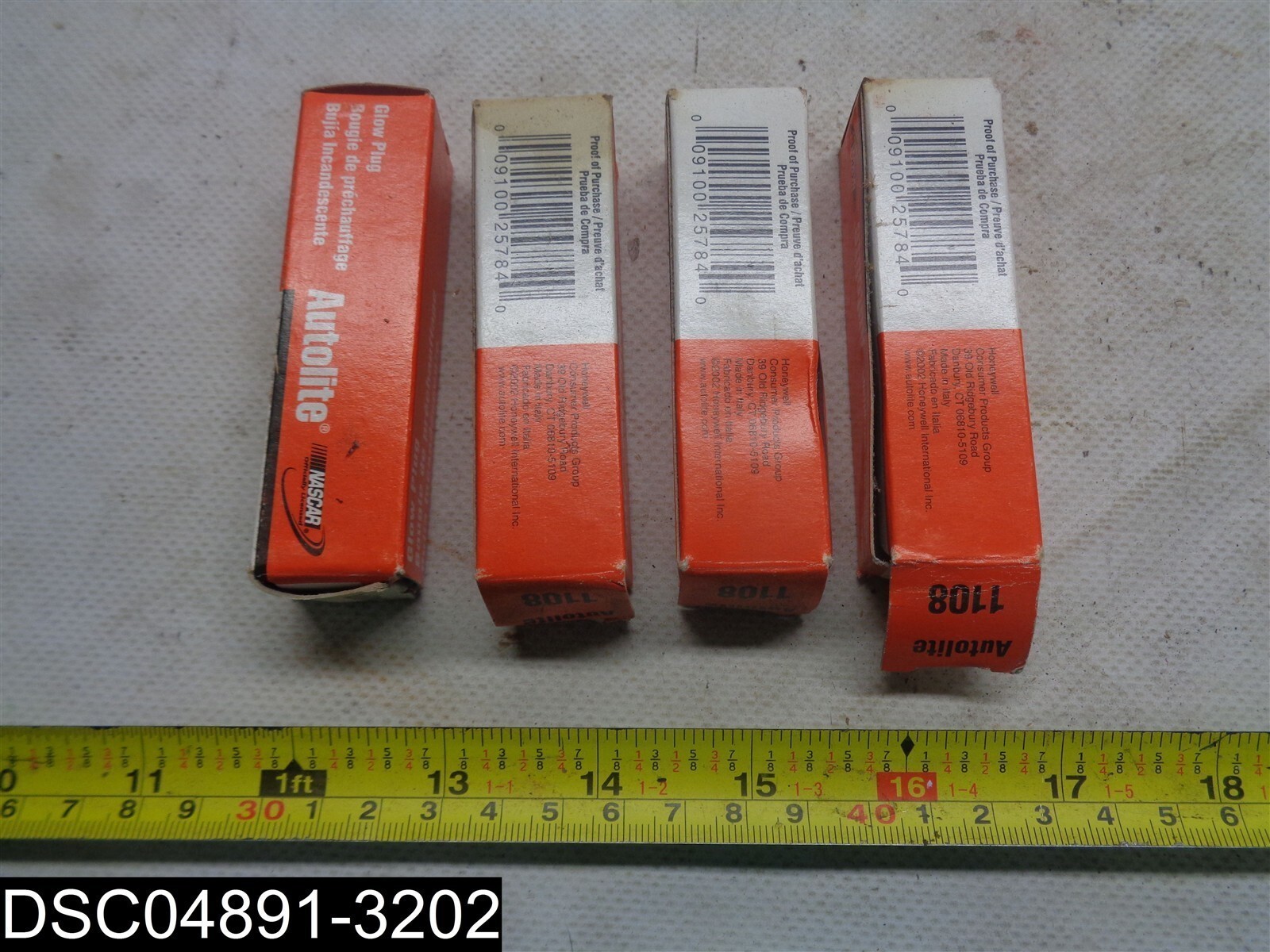 Qty=4: 1108 Autolite Glow Plugs 009100257857