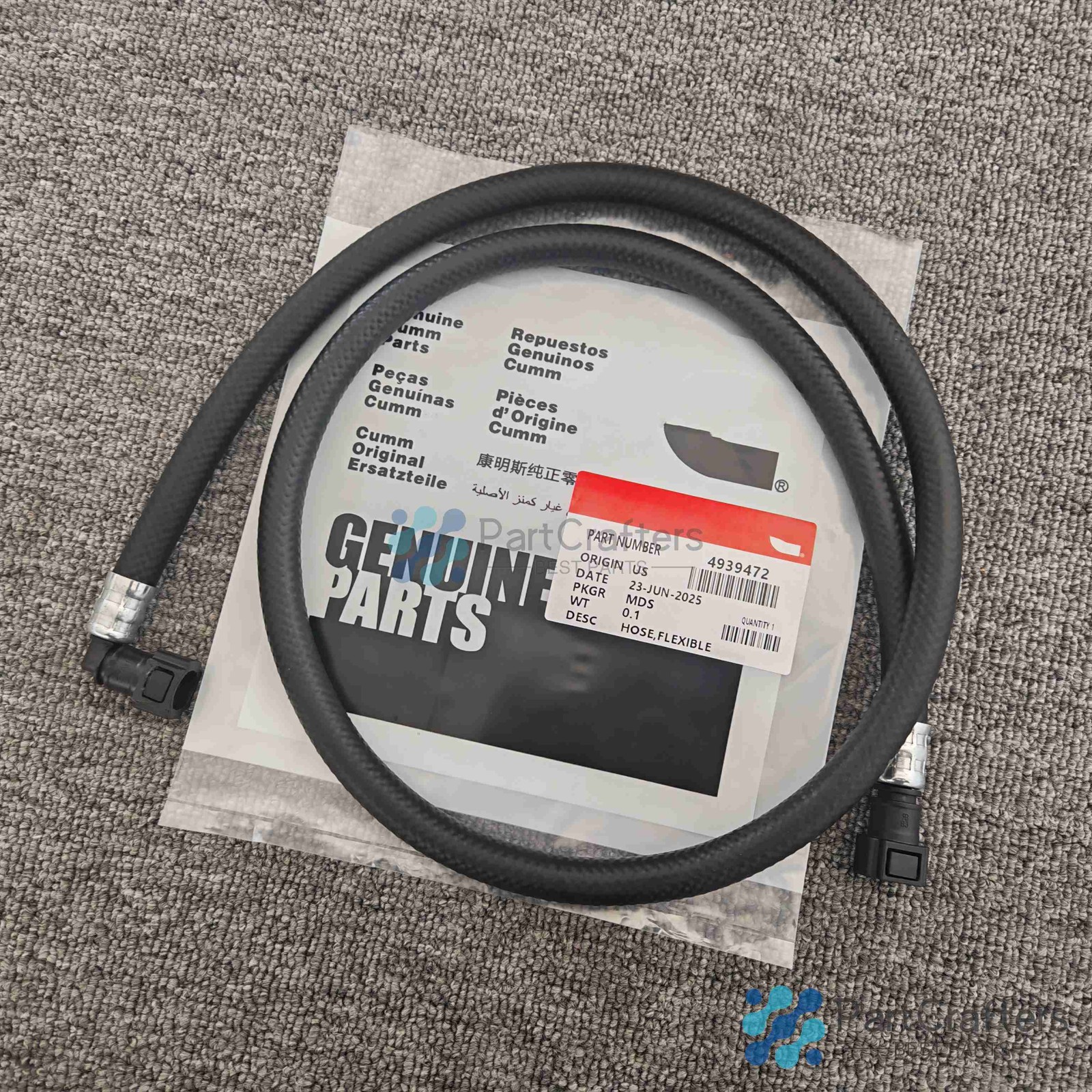 HOSE FLEXIBLE For Cummins Onan 4939472 US