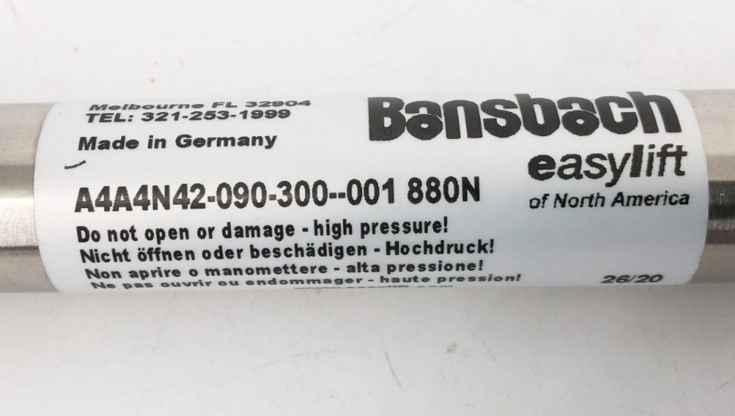 New Bansbach A4A4N42-090-300–001 880N Gas Spring – No Box