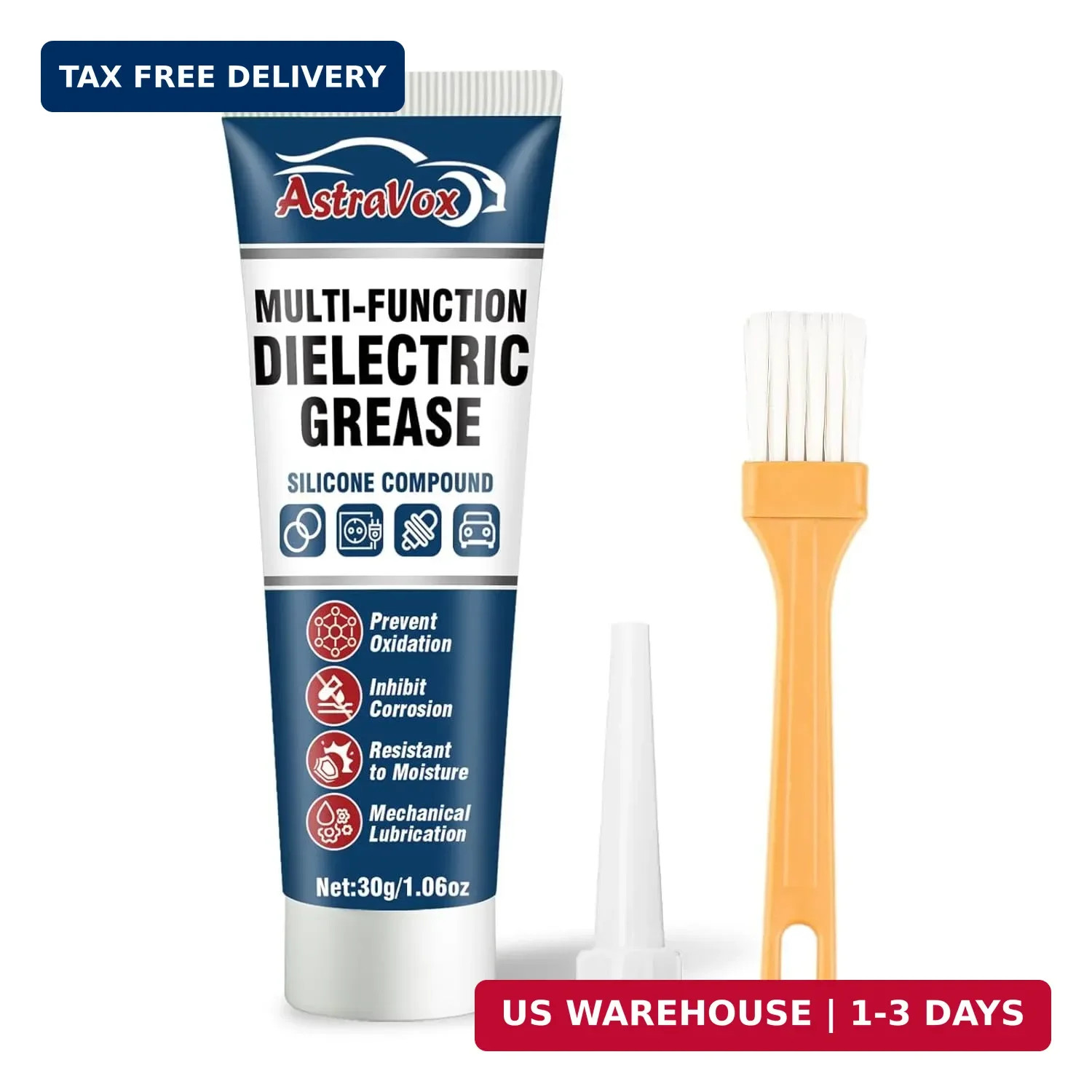 AstraVox Silicone Dielectric Grease for Electrical Connectors Automotive, Dialec