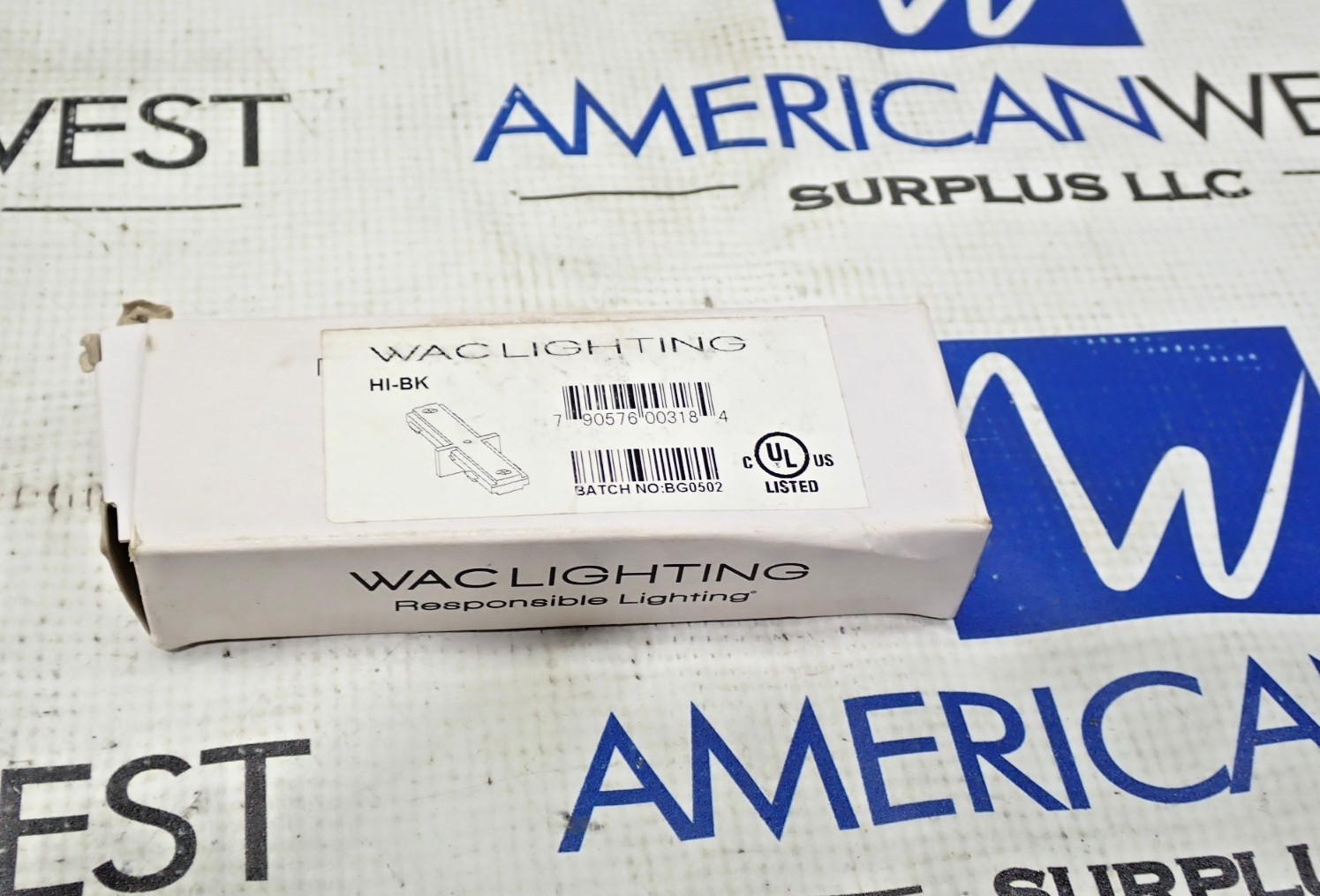 WAC Lighting HI-BAC BG0502 H Track System Connector