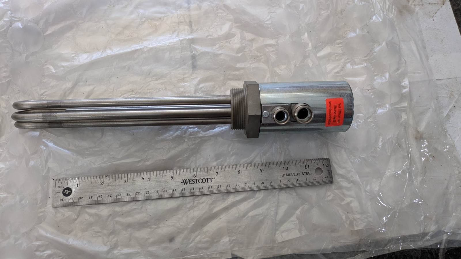 HELIOS 9803630 230/400V 3000W 01100003 STAINLESS STEEL WATER HEATER