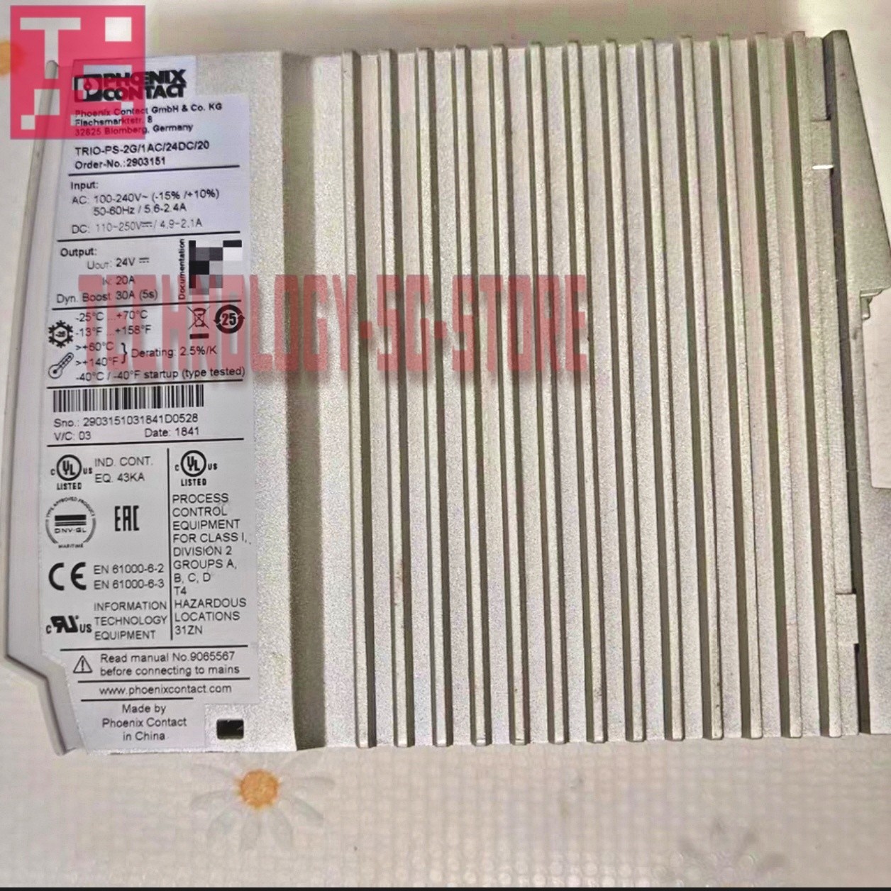 #1pcs new Phoenix 2903151 TRIO-PS-2G/1AC/24DC/20 Switching Power Supply
