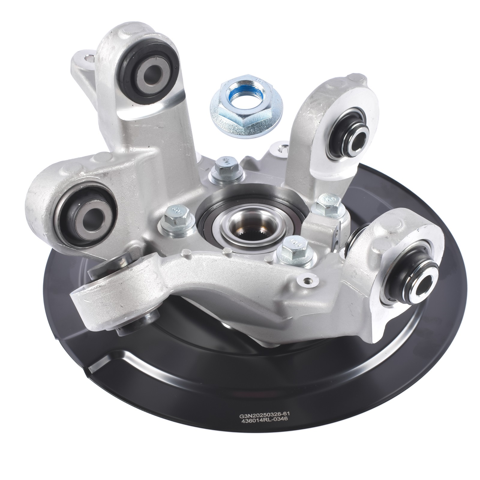 Rear Left Steering Knuckle & Wheel Bearing Hub Assembly Replacement- 2011-2019 F