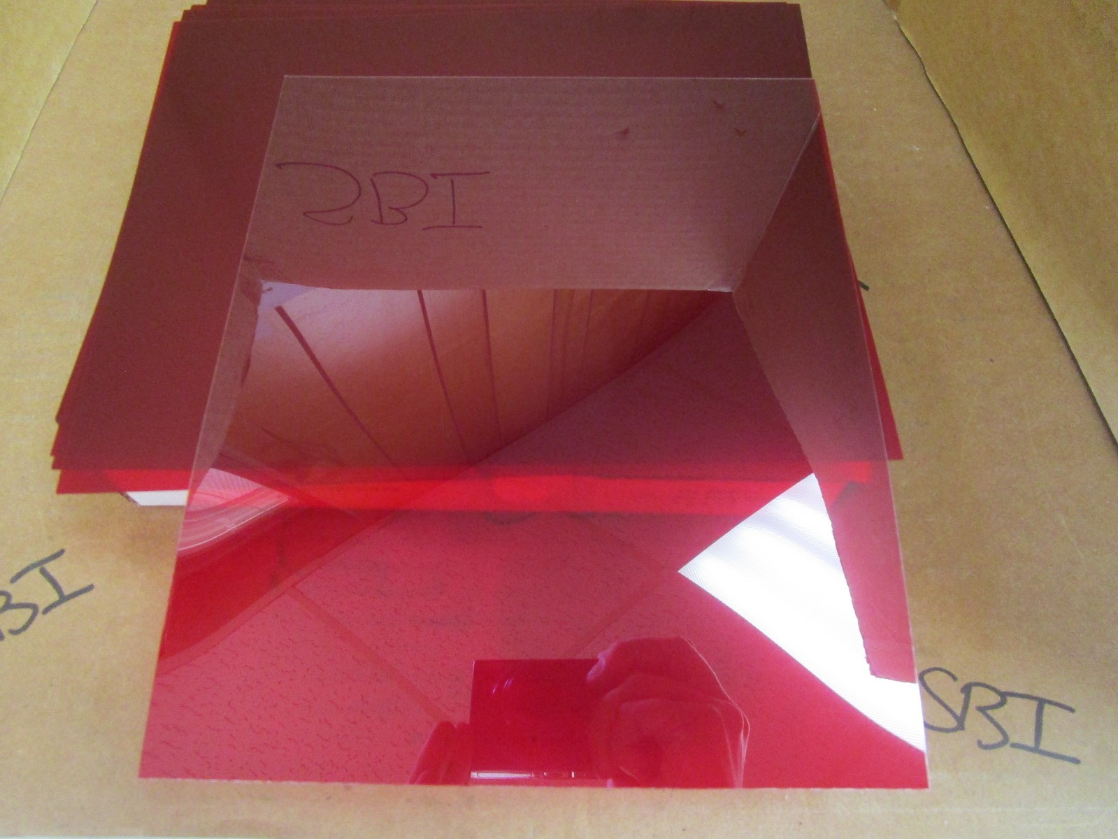 No Name Ruby Mask Masking Film for DVD Offset 7″ X 8-1/2″ Lot of 100 C7785 New