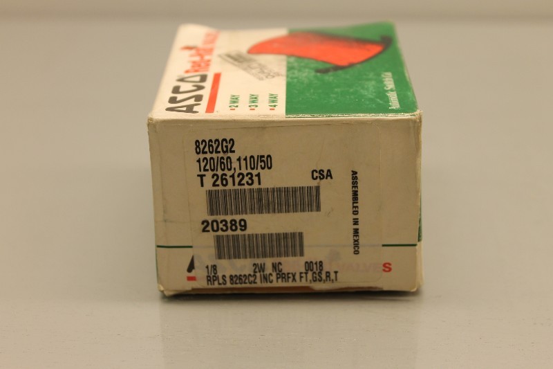 ASCO 8262G2 NSFB – SOLENOID VALVE