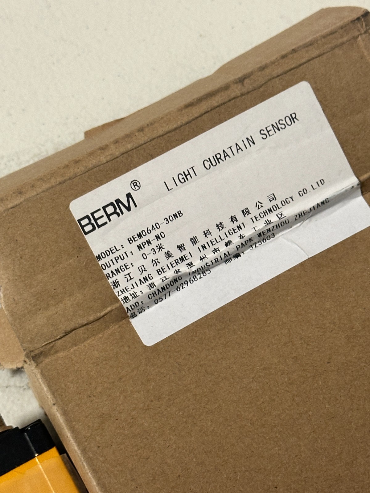 Light Curtain Safety Light Grating Security Device 24VDC BEM0640-30NB NPN-NC NEW