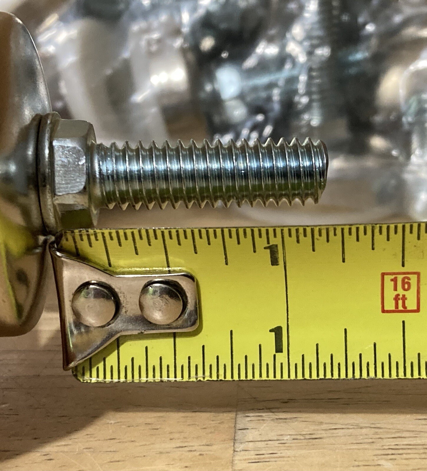 Adjustable Leveling Foot Threaded Feet 1.75” x 1/4” Thread (1” Thread) 50 Pack