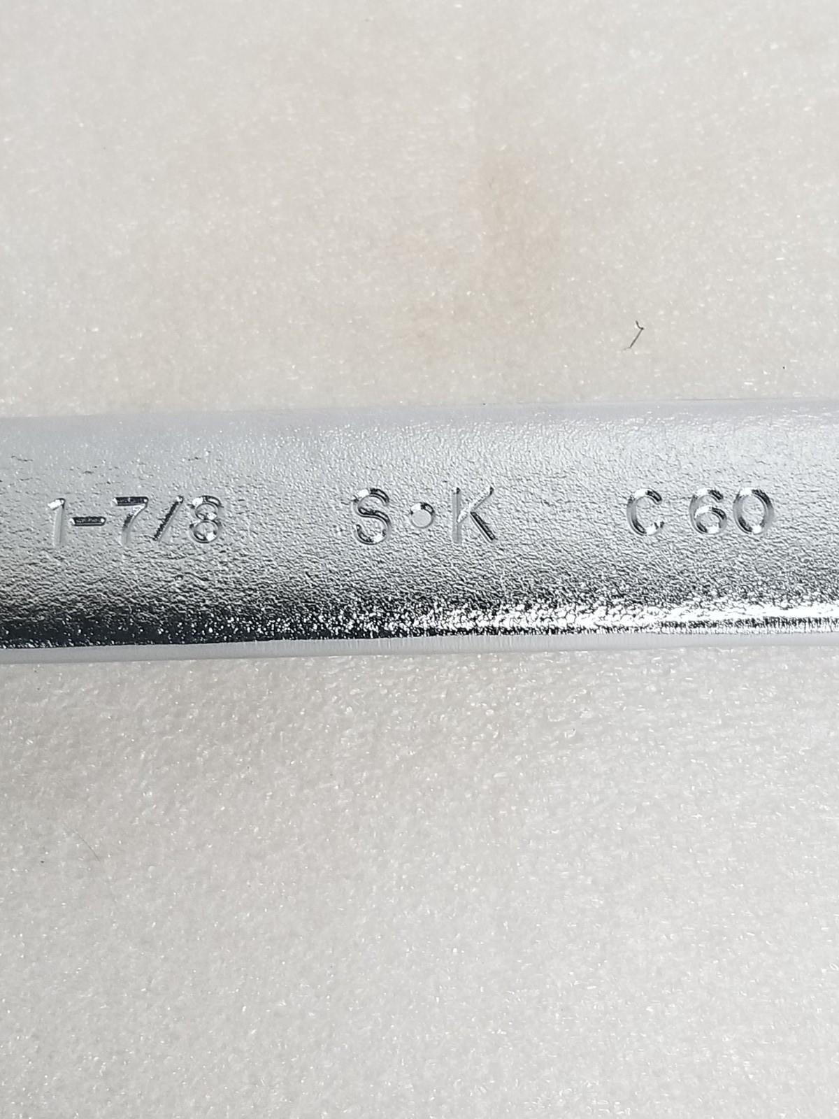 S-K Tools C60 Combination Wrench 1-7/8″ SurGrip 12-Point 25.5″-OAL Made in USA