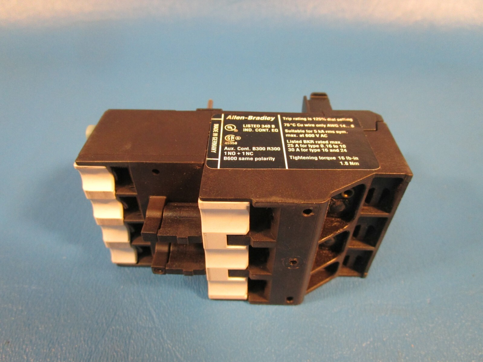 Allen Bradley 193-TAB10 Thermal Overload Relay, Series B