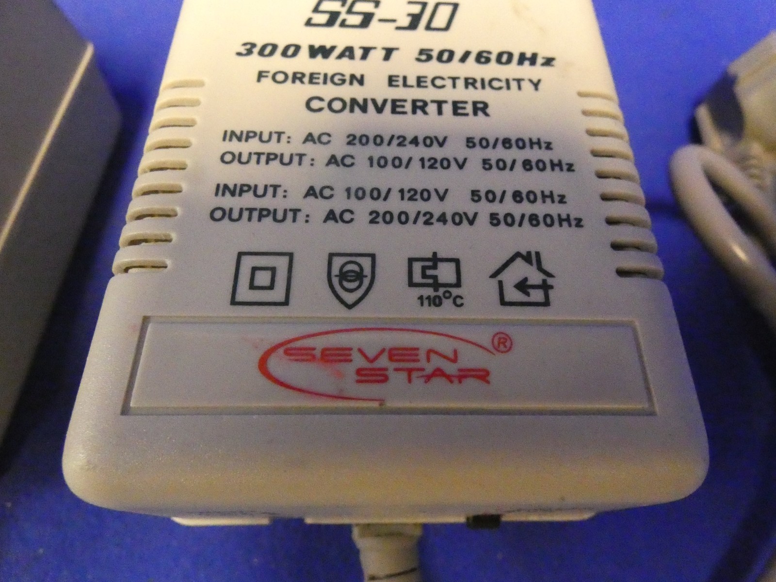 Seven Star SS-30 300 Watt 50/60Hz Foreign Electricity Converter QTY 2