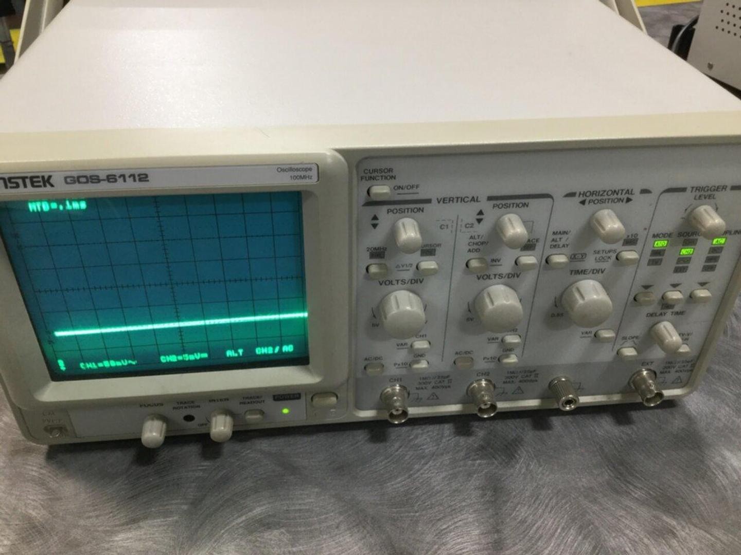 GW INSTEK Oscilloscope GOS-6112 Used #107447