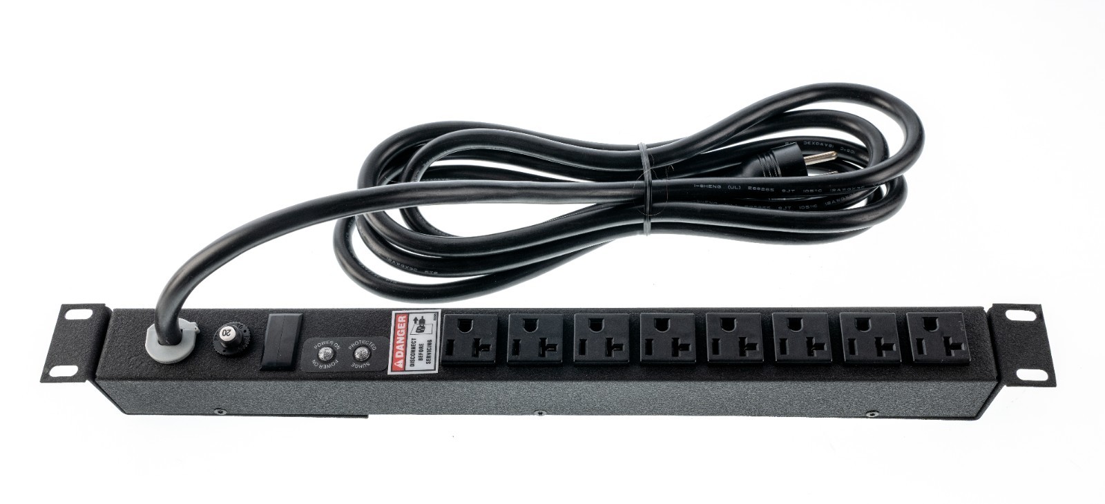 Chatsworth Products 16A 125V 8 Outlet Power Strip 025-712828-007 Horizontal Rack