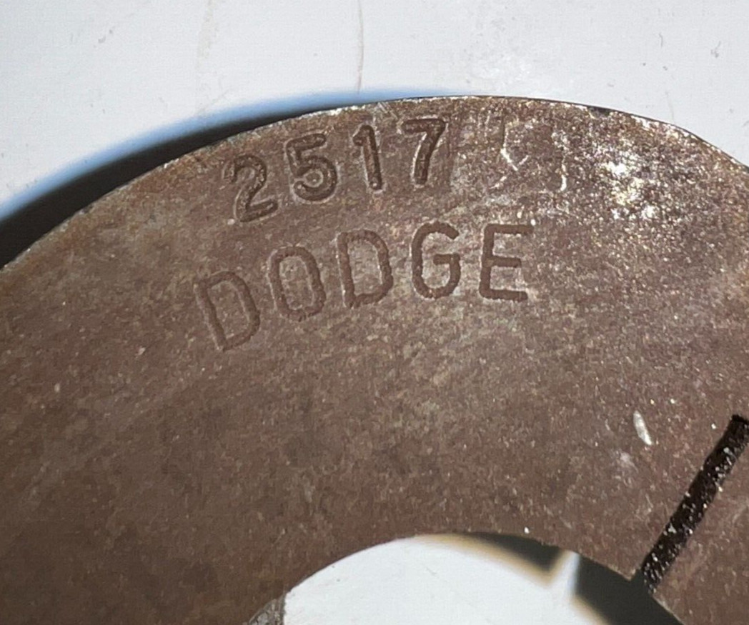 DODGE TAPER-LOCK BUSHING SERIES 2517 35MM BORE DIA. 3-3/8″ OUTSIDE DIAMETER