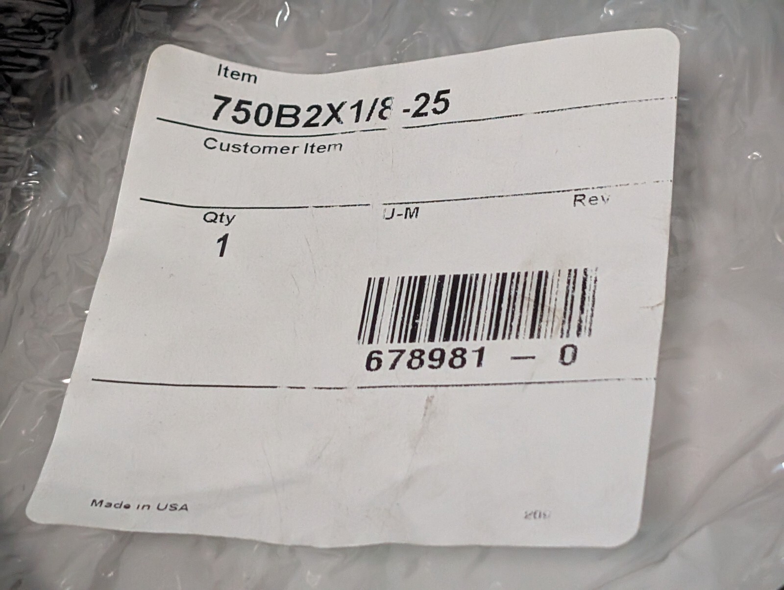 Lot of Assorted Industrial U-Shaped Keel Strip Black Sealing Seal Banding Trim