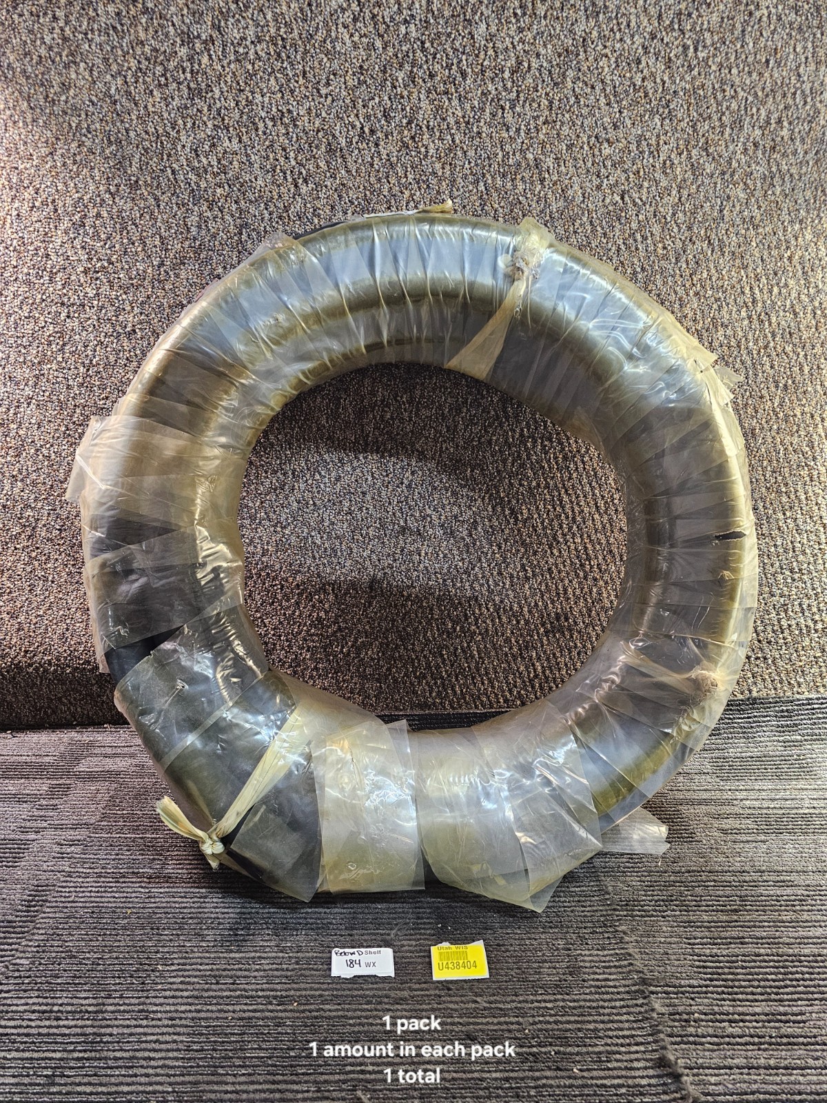 Alfagomma T341AA150X50 1 1/2 in. ID x 50 ft 270 PSI Chlorobutyl Steam Hose Black