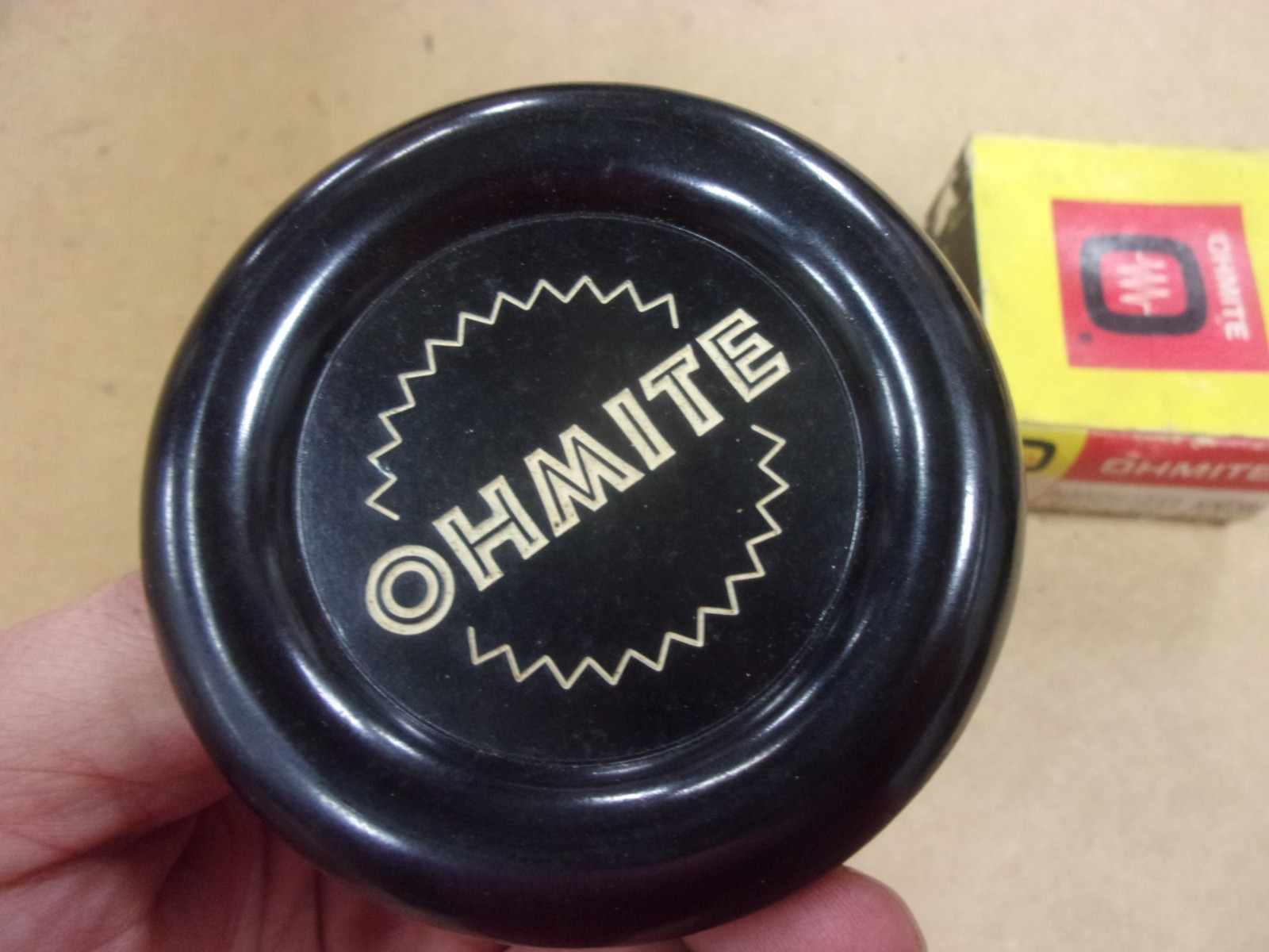 Ohmite 5105 Handwheel Knob 3/8″ Bore 3-1/4″ Welder Variable Rheostat Adjusting