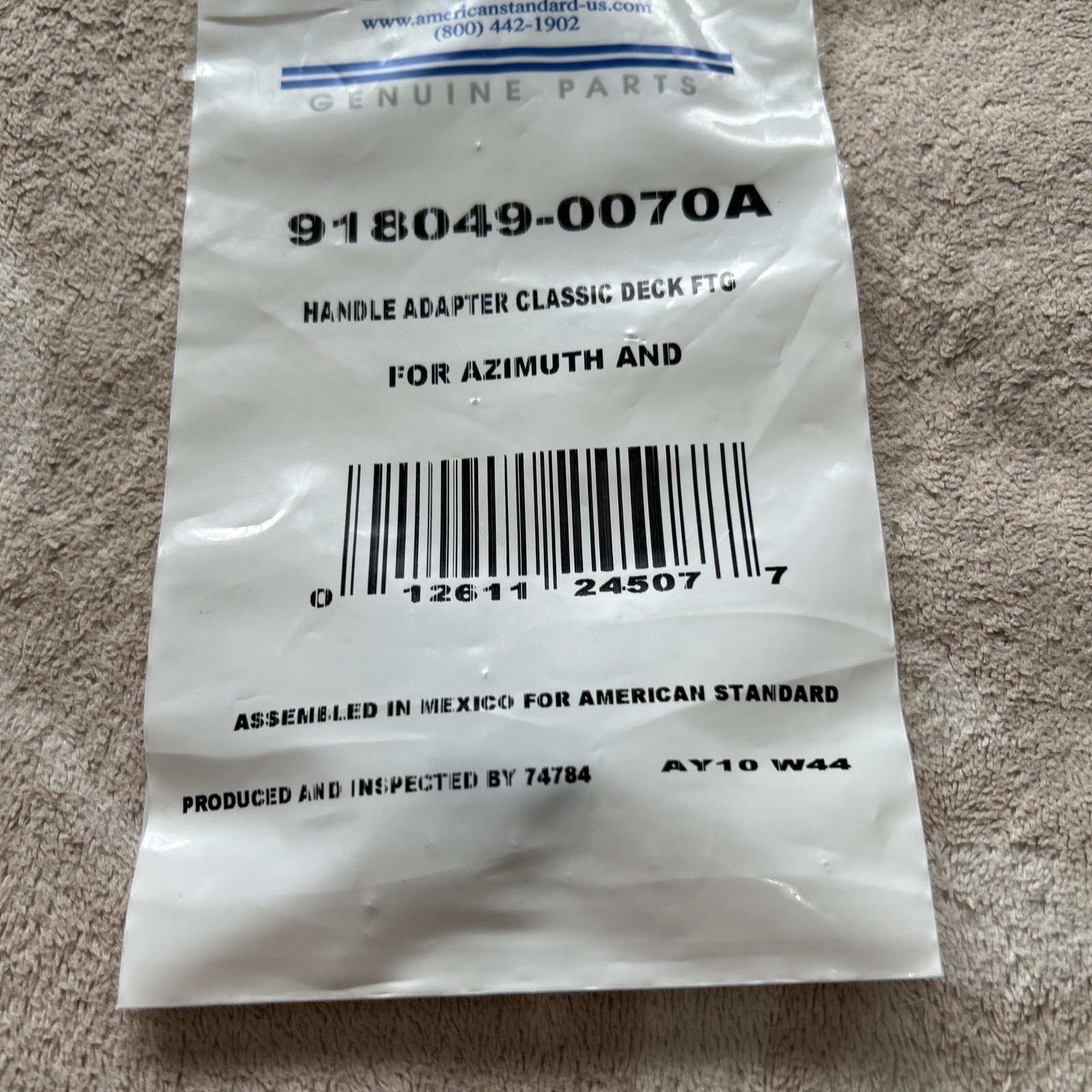 American Standard 918049-0070A Handle Adapter, Ravenna And Azimuth