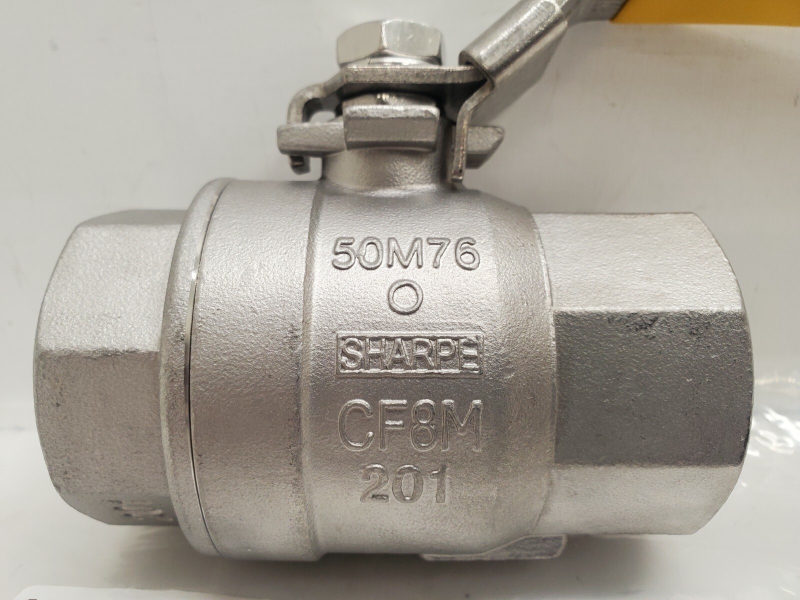 NEW OLD STOCK! SHARPE 1-1/4″ SS BALL VALVE 50M76