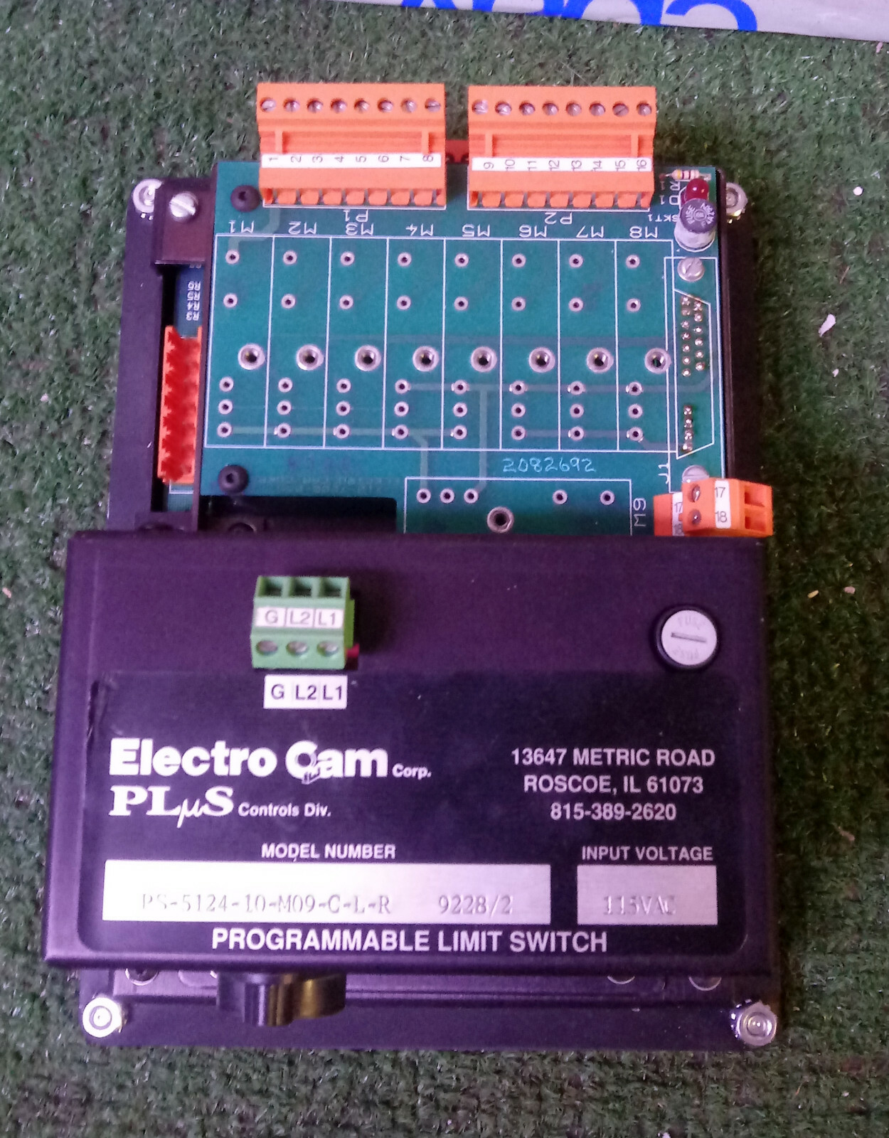 1 USED ELECTRO CAM PS-5124-10-M09-C-L-R PROGRAMMABLE LIMIT SWITCH **MAKE OFFER**