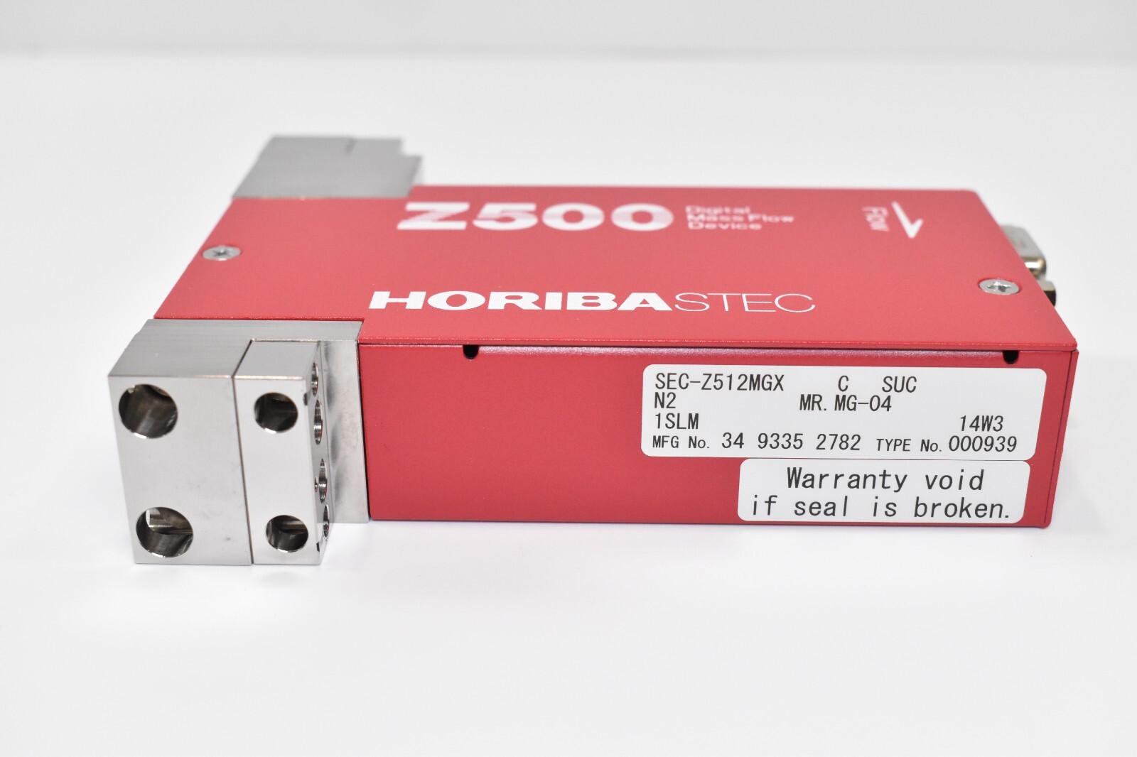 Horiba STEC Mass Flow Controller SEC-Z512MGX 1SLM N2 New