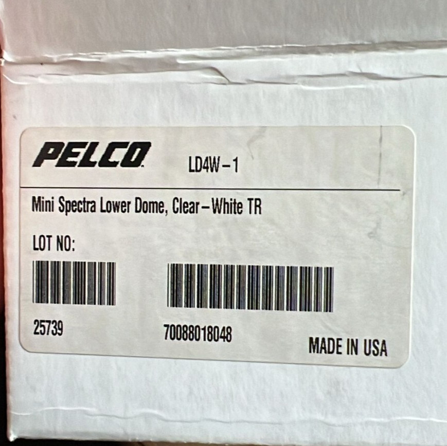 PELCO LD4W-1 Mini Spectra Lower Dome
