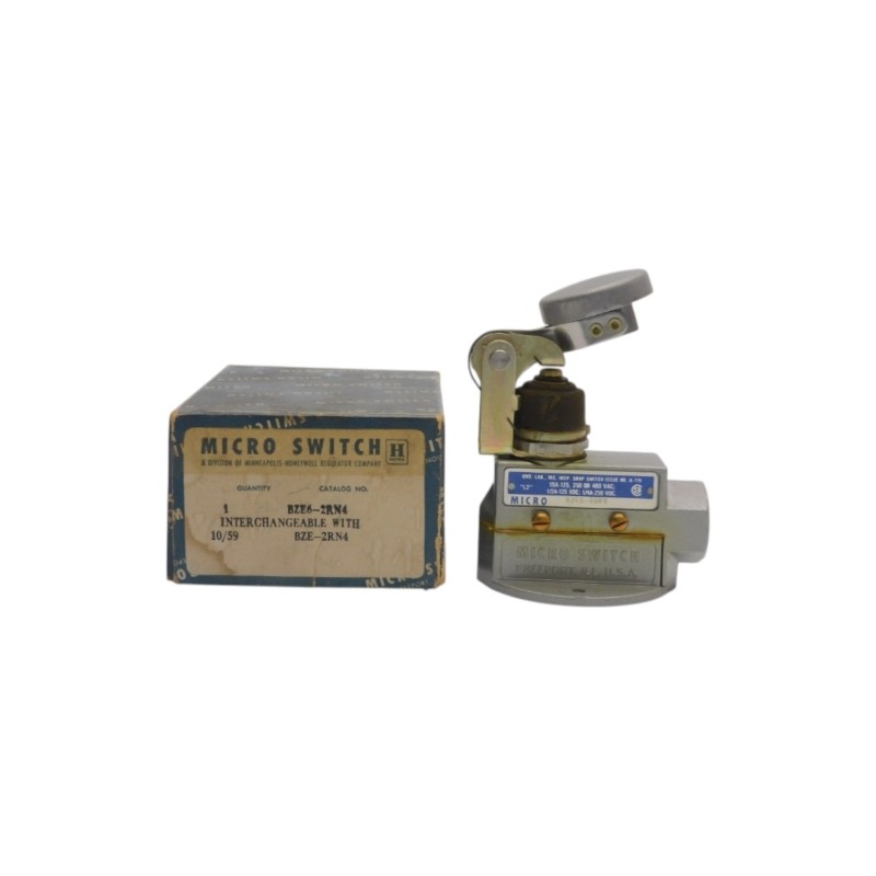 MICRO SWITCH BZE6-2RN4 480VAC 15A (GRAY) NSMP