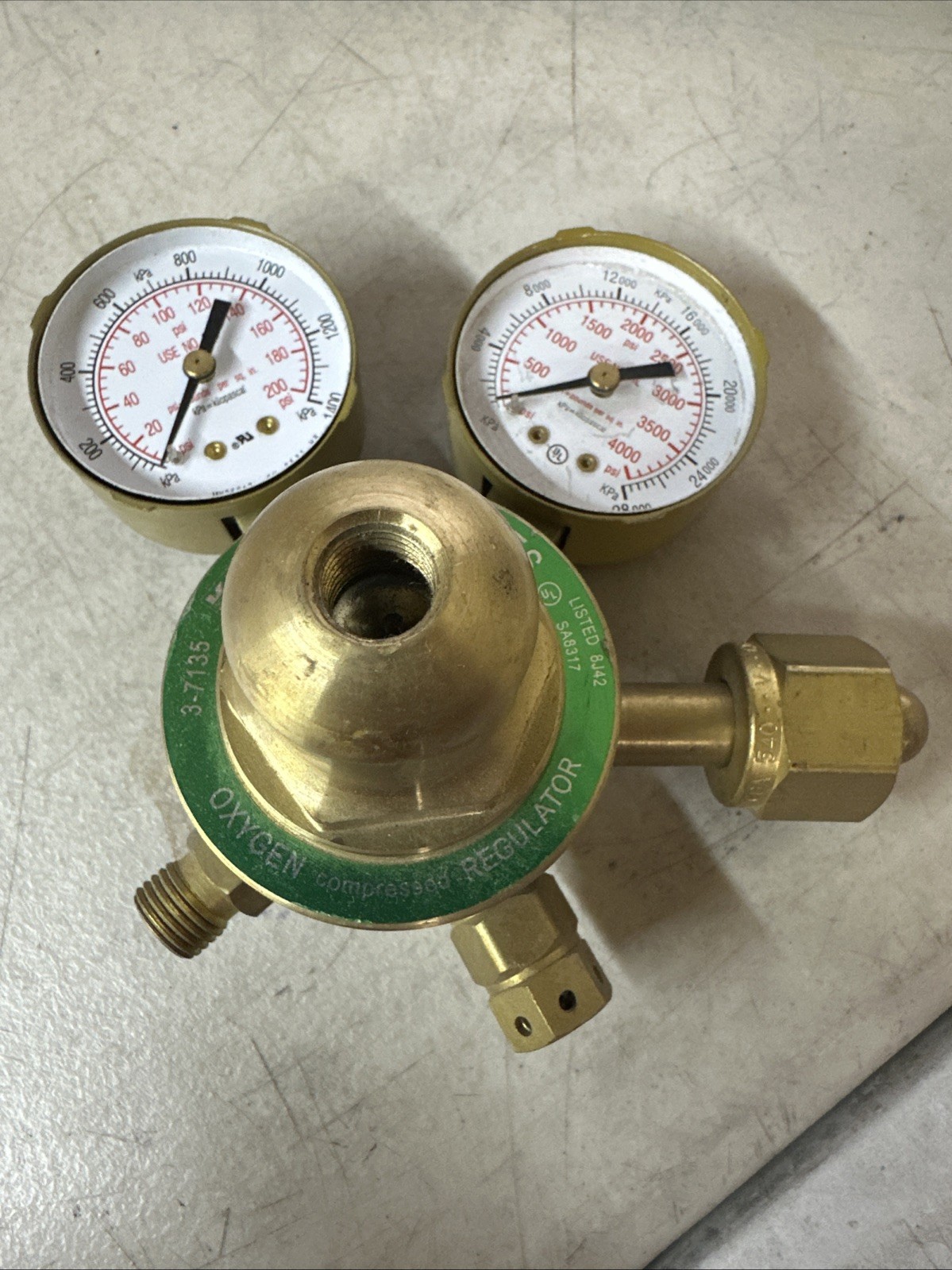 NEW K-T Industries Pro Weld Work Horse Oxygen Regulator Model: 3-7135