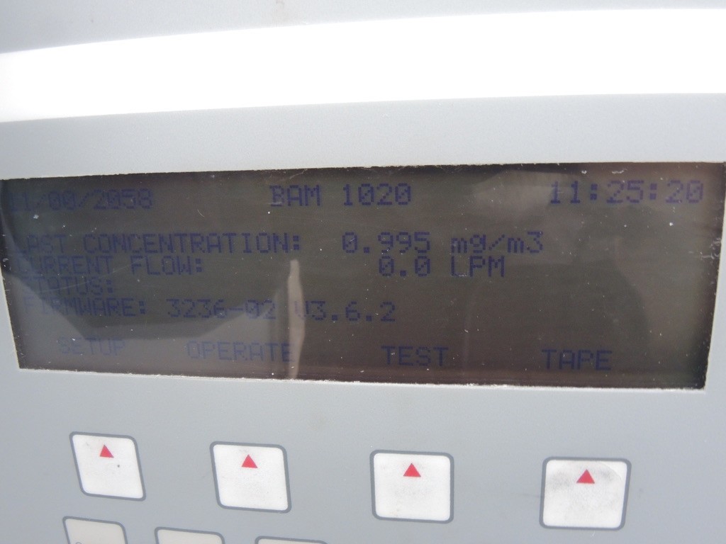 Met One Air Quality Particulate Monitor BAM 1020 w Vacuum Pump, Heater & Cabinet
