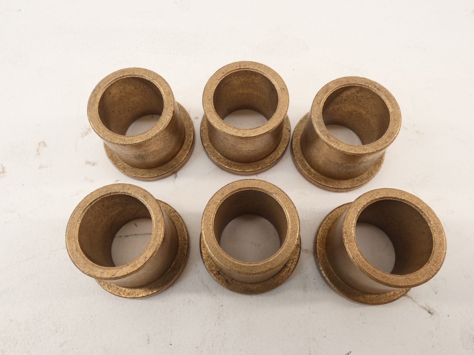 *Lot of 6* FDFB 1216-8 Sintered Bronze Flanged Sleeve Bearing 3/4″ Bore