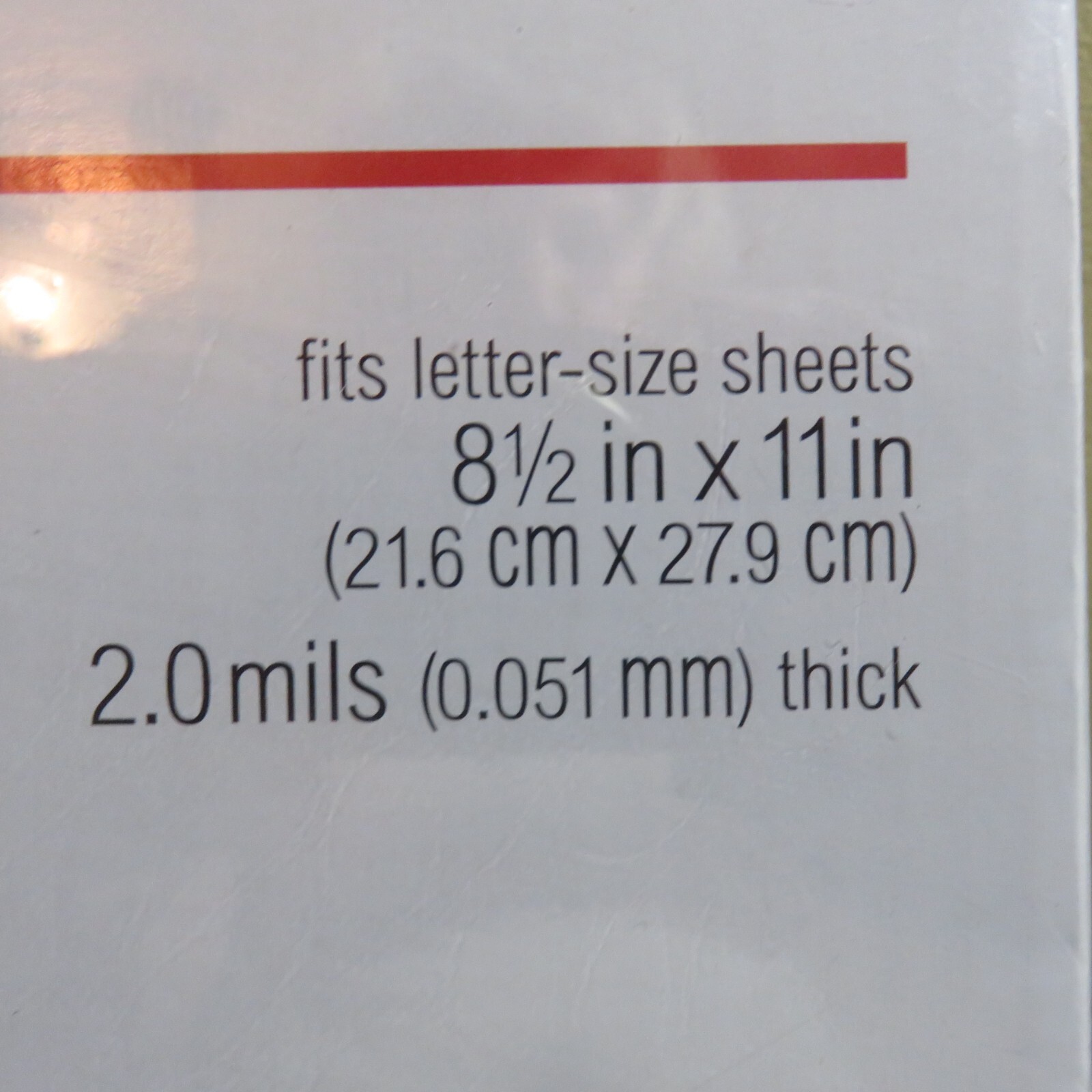 OFFICE DEPOT NON-GLARE ECONOMY WEIGHT 8.5 X 11″ SHEET PROTECTORS 200 COUNT