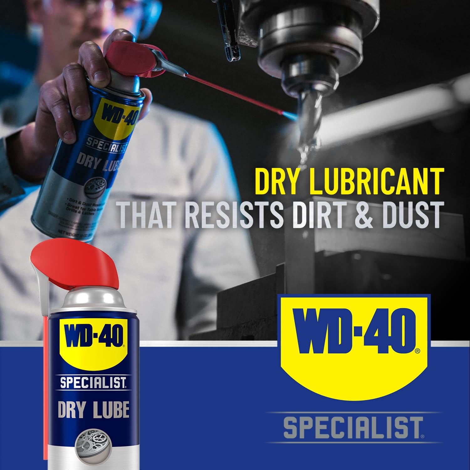 Dry Lube Spray for Table Saws, Drills & Lathes – Corrosion Protection 10 Oz