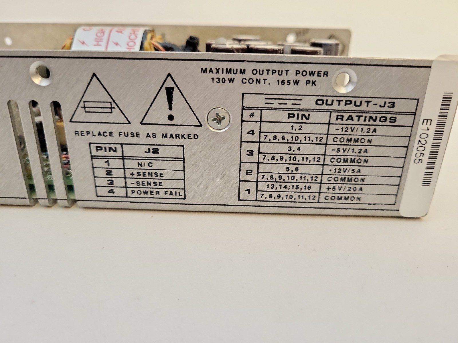 CONDOR GPC 40B POWER SUPPLY 100-240V 1.3A 47-63HZ