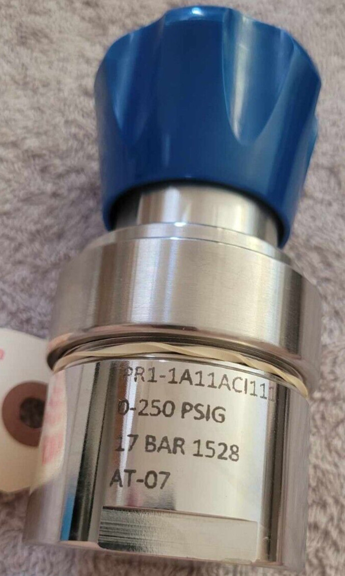 PR1 GO REGULATOR PR1-1A11ACI111 1/4″ FNPT 316 SS PRESSURE REGULATOR 0-250PSIG