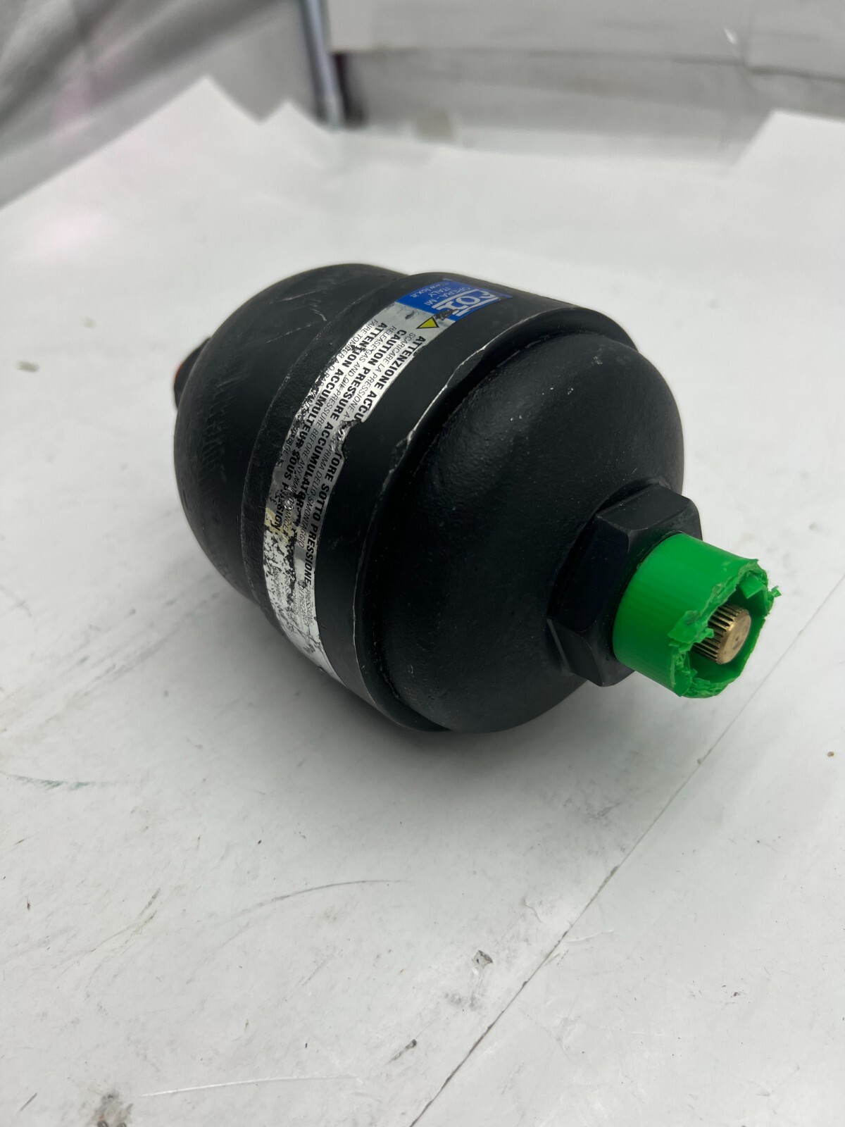 Genuine Fox Pressure Accumulator Nitrogen Oil Black Heavy Duty