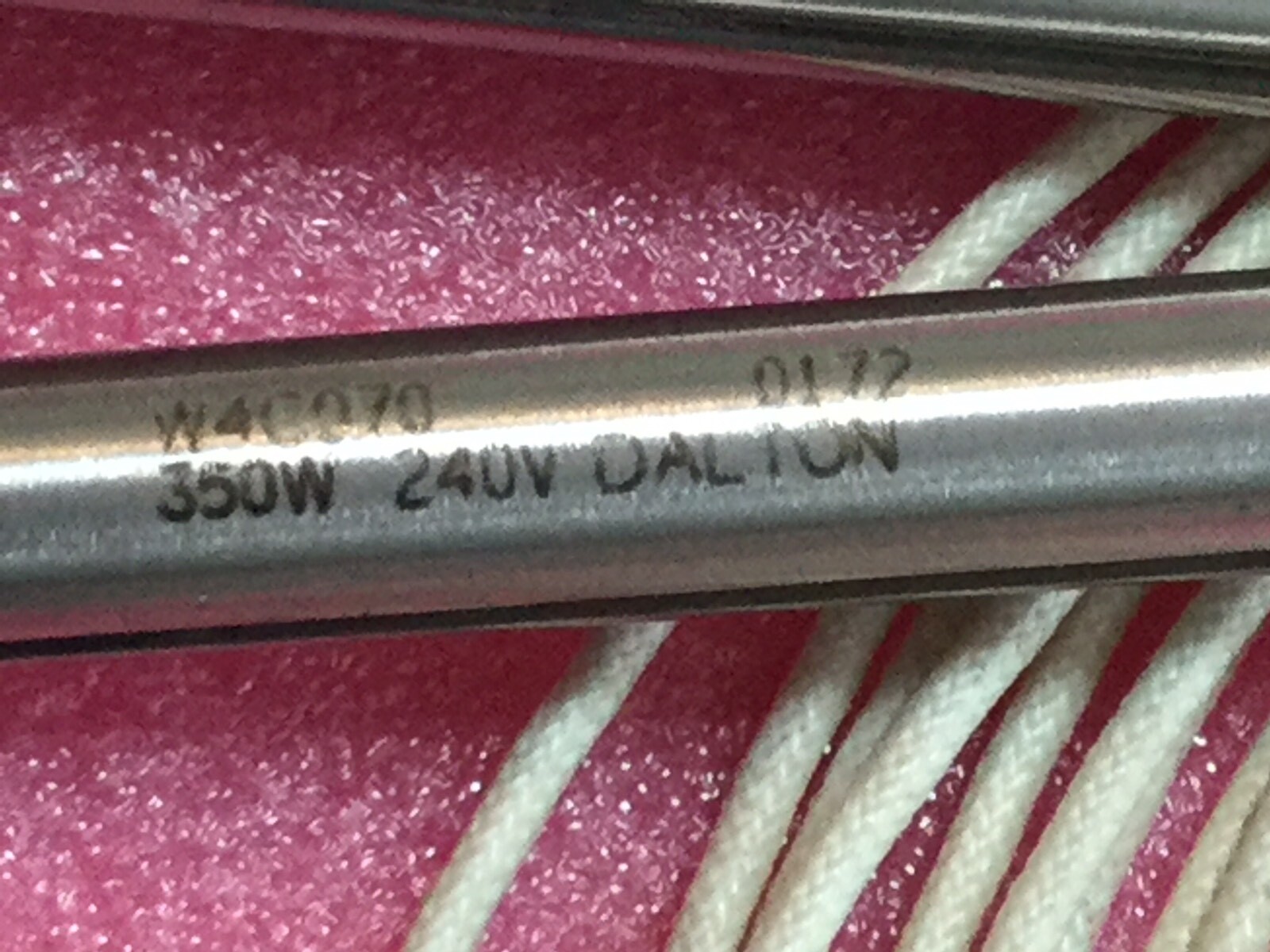 Dalton Electric Watt-Flex Split-Sheath Cartridge Heater W4C070 350W, 240V
