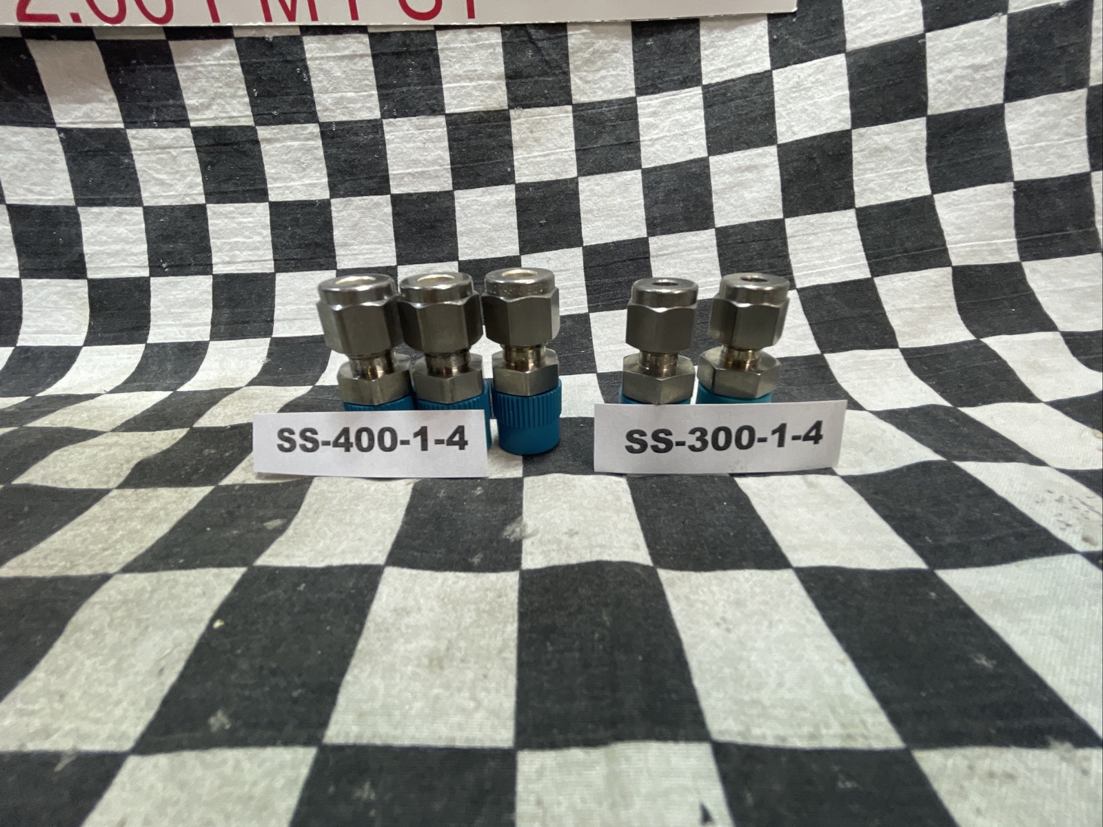 SWAGELOK SS-810-1-6 SS-400-1-6 SS-400-1-4 SS-300-1-4, MALE CONN, LOT OF 9#121W15