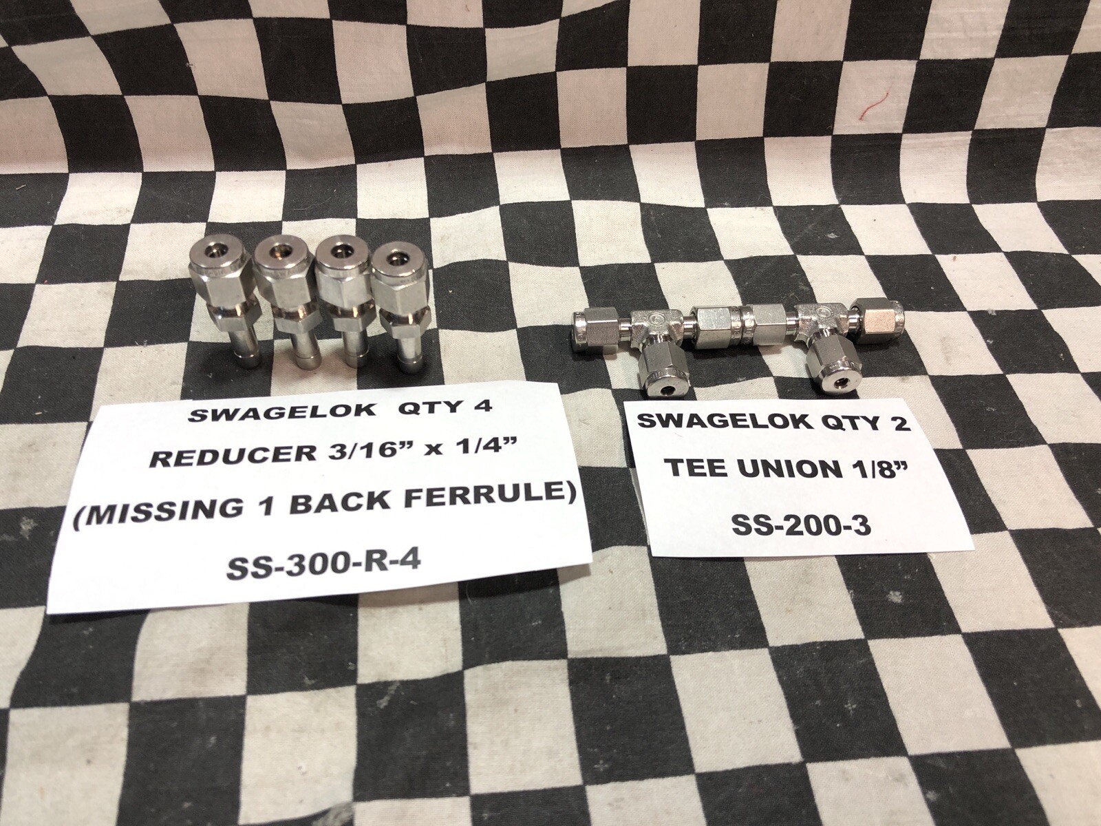 LOT Of 12 Swagelok REDUCER SS-400-R-6, SS-400-R-4, SS-300-R-4, SS-200-3 #1543P2