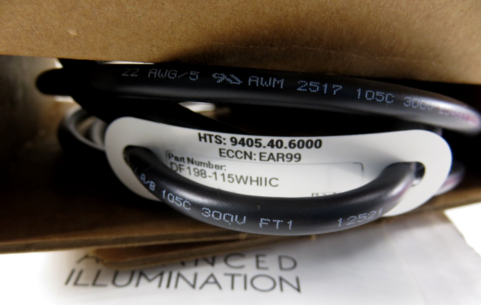 Advanced Illumination DF198-115WHIIC MicroBrite Diffuse Ring Light