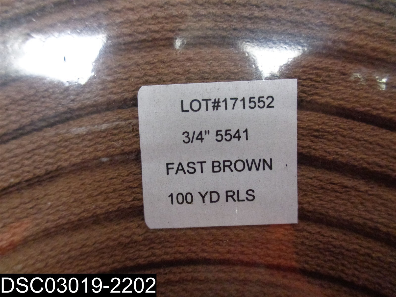 QTY=5 Rolls: 171552 3/4″ 5541 Fast Brown 100 Yard Rolls