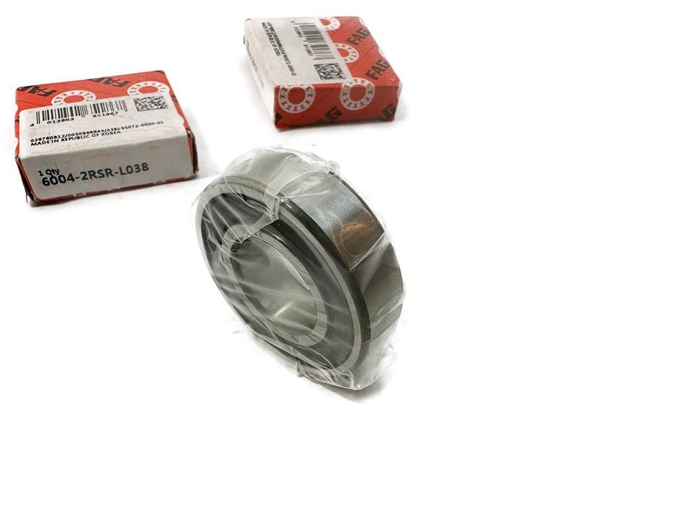 Lot of 2 Qty FAG 6004-2RSR-L038 Radial Groove Ball Bearing NEW FREE FAST SHIP