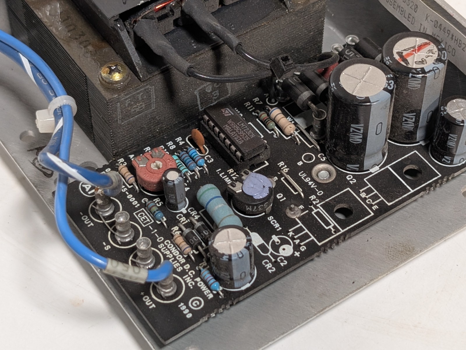 Condor D.C. model HB24-1.2-A+ industrial general purpose power supply, 240VAC