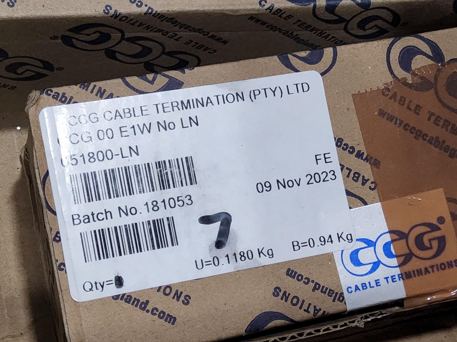 Nickel Plated Gland -051800- Cables 8.0-13.5mm OD + BLN1 M20 Nickel