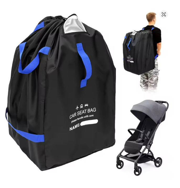 Baby Stroller Storage Bag Universal Dust Waterproof Travel Shipper Pram Bag….