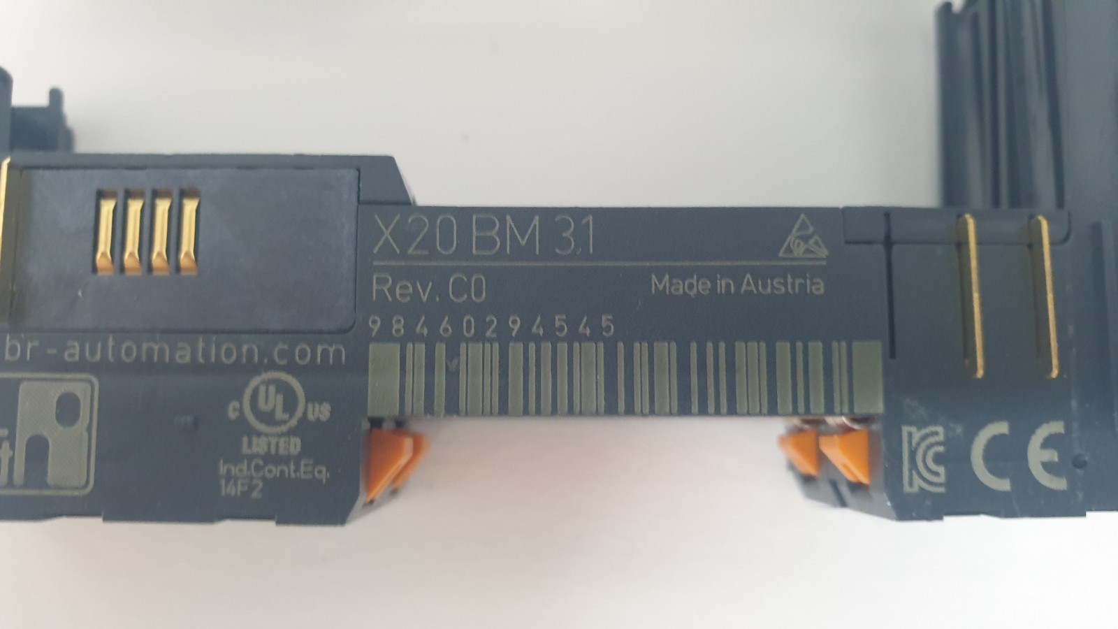 Lot of 3 B&R X20BM31 Bus Modules – Rev. C0 – USED