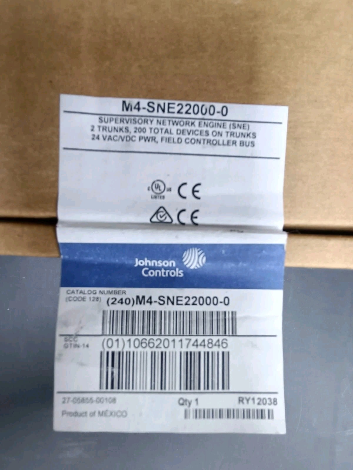 JOHNSON CONTROLS SNE22000 METASYS M4-SNE22000-0