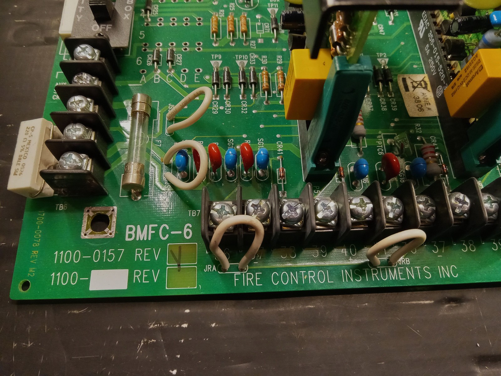 1 USED GAMEWELL FCI BMFC-6 FIRE ALARM MAIN CONTROL***MAKE OFFER***