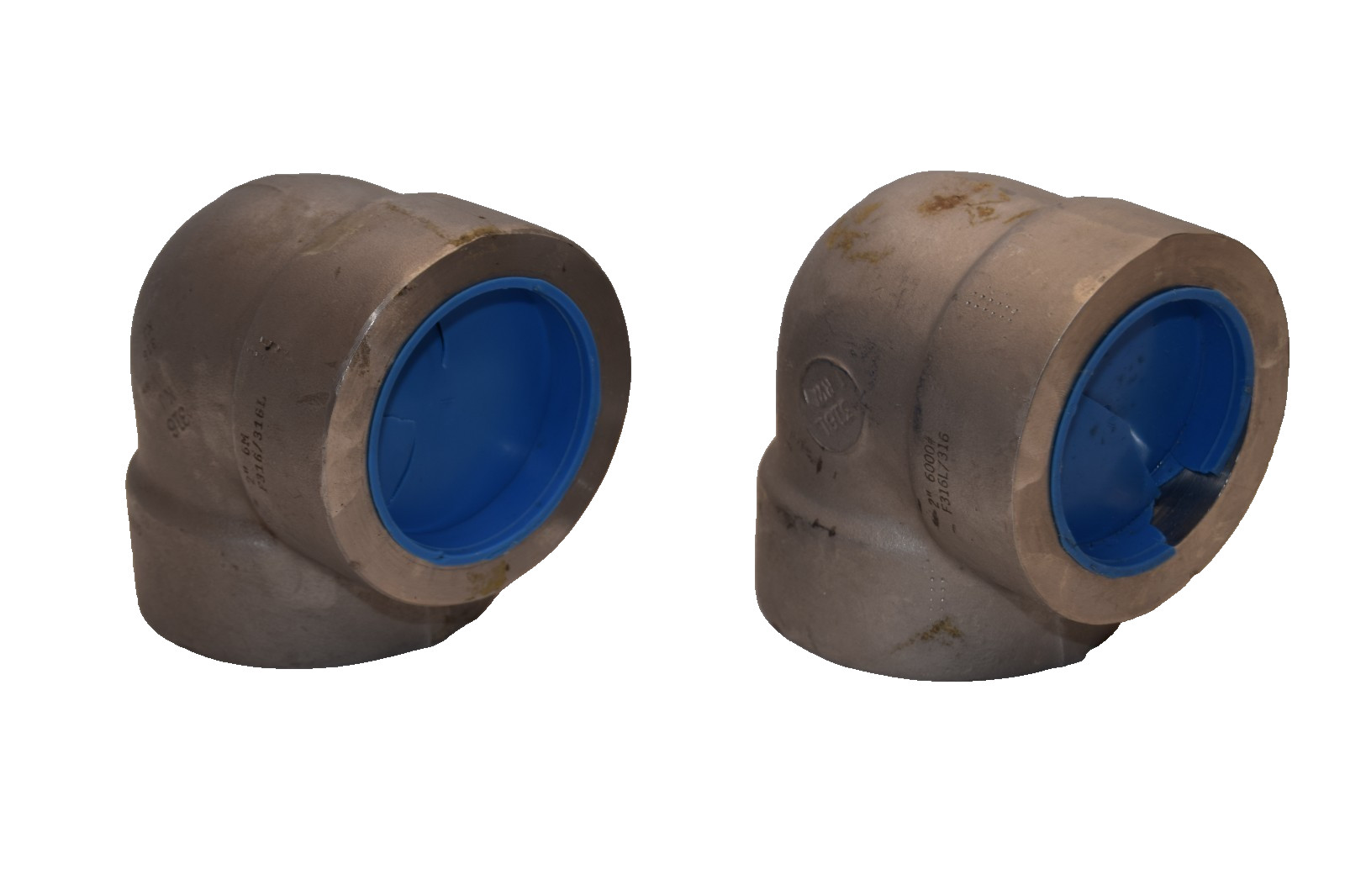 ASP A182F B16 2″ Stainless Steel 90 Degree Socket Connect Elbow (New – Lot of 2)