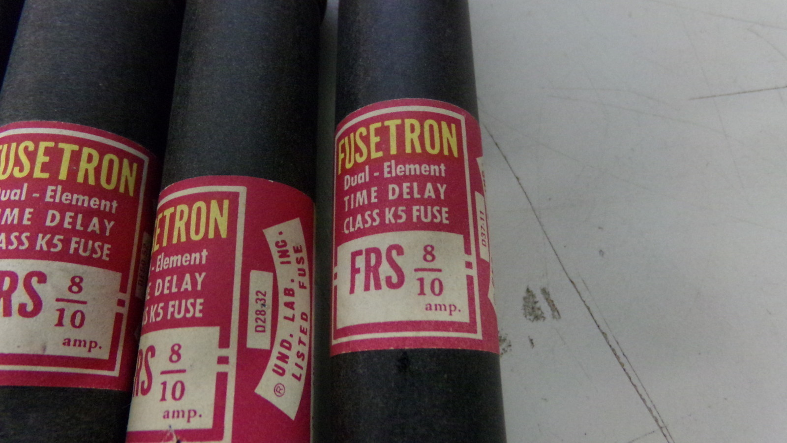 Fusetron FRS-R-8/10 Fuses, Lot of 5 *FREE SHIPPING*